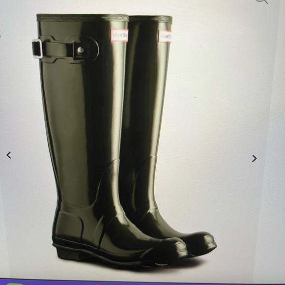 Hunter Shoes Hunter Womens Original Tall Gloss Rain Boots Poshmark